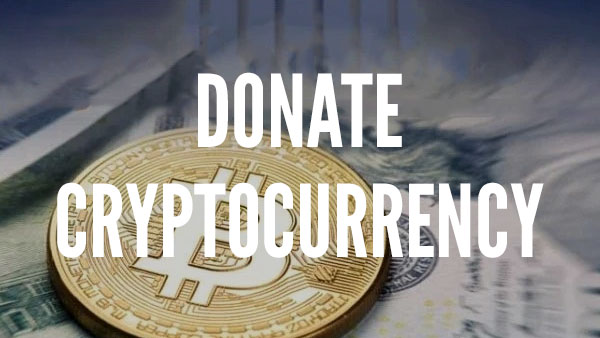 Donate cryptocurrency