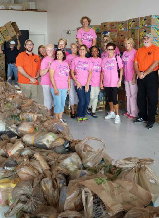 Chicks with Cans Food Drive