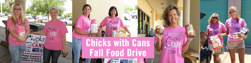 Chicks with Cans Fall Food Drive